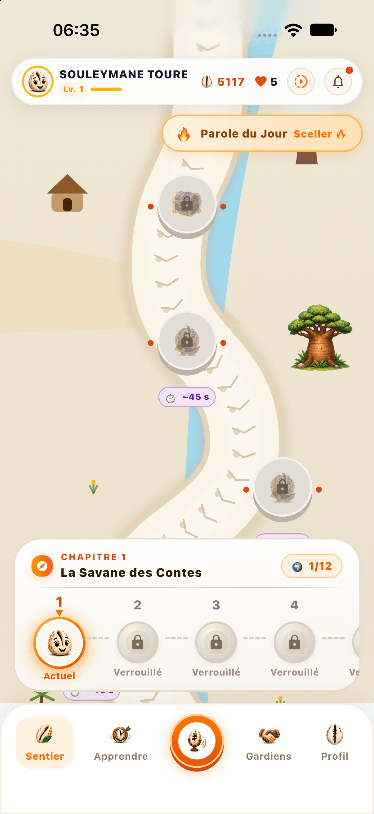 Une quête de contribution vocale